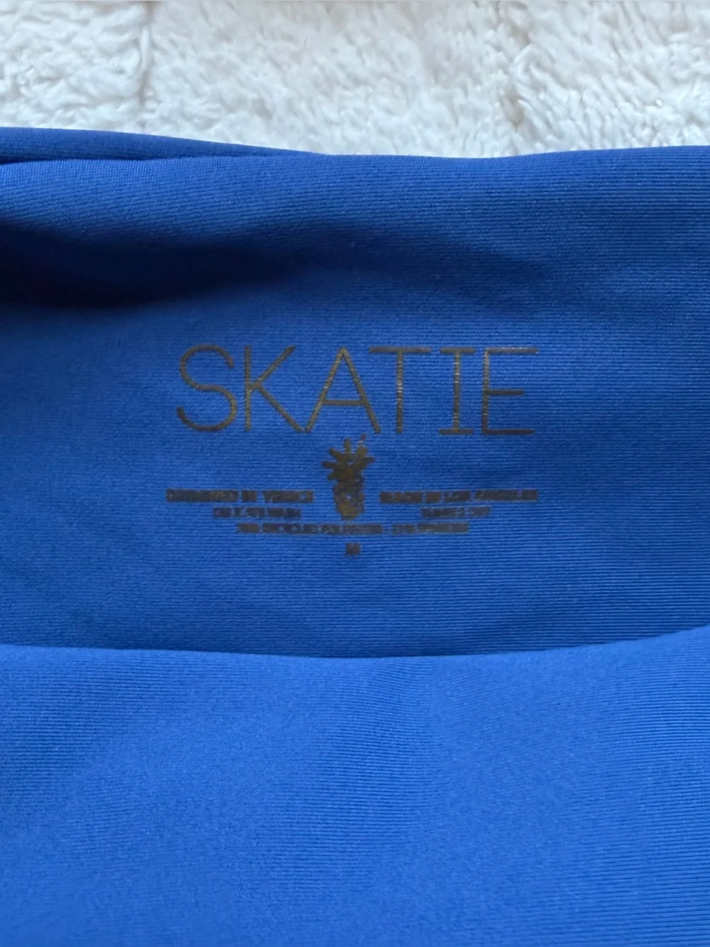 Skatie Blue Two-Piece Bikini Set
